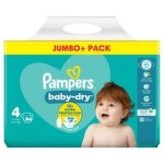 Pampers Baby Dry Size 4 Jumbo + (84 Piece)